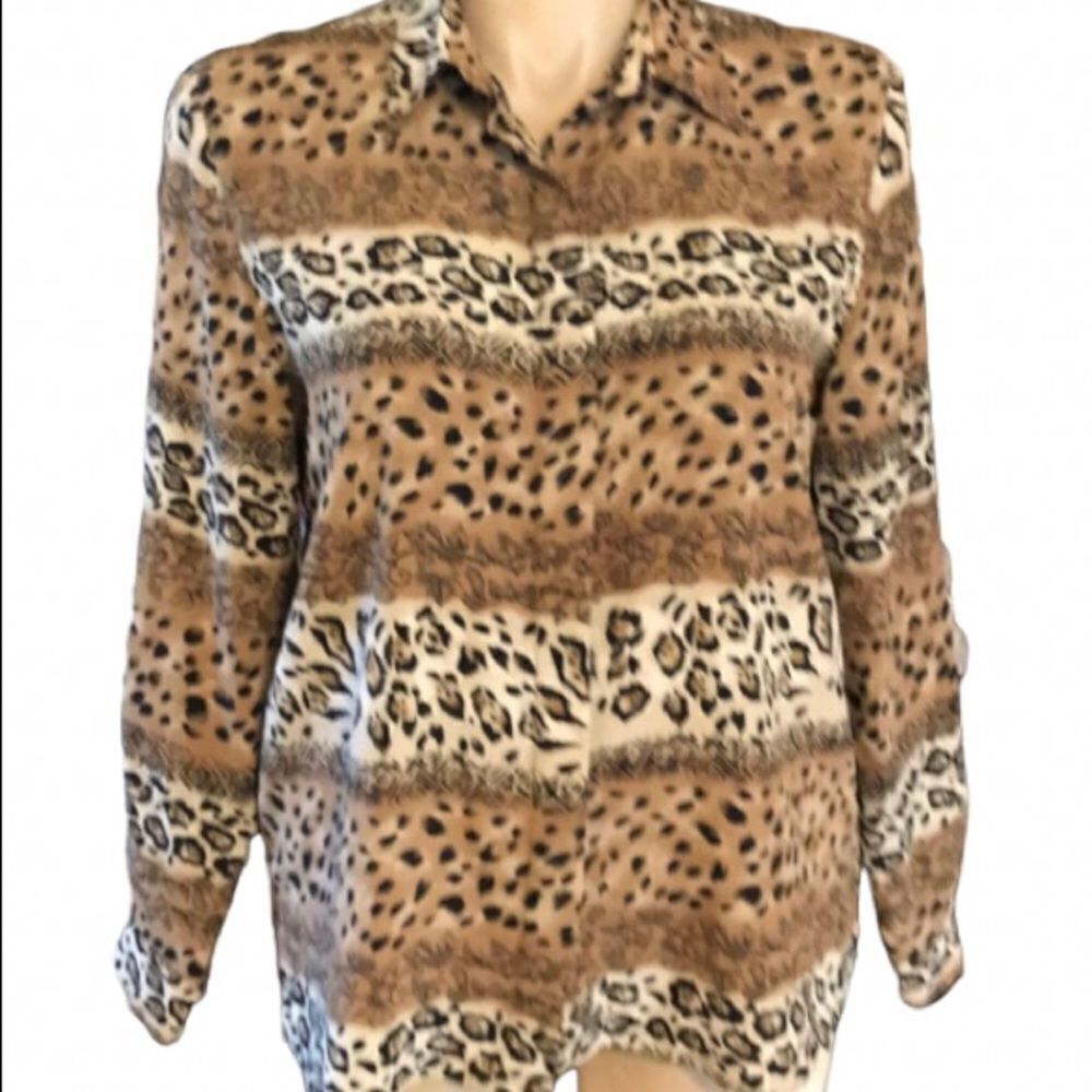Alfred Dunner Size 14 Long Sleeved Blouse